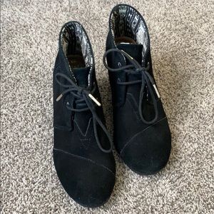 Toms Black Booties - Size 9.5